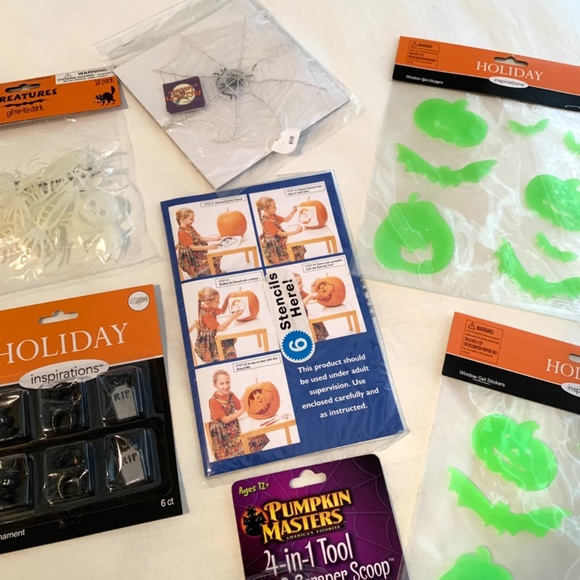 Halloween Decorations & Pumpkin Masters Tool With Stencils - Picture 6 of 8
